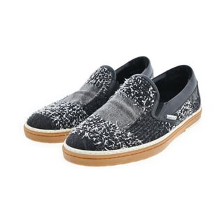 ジミーチュウ(JIMMY CHOO)のJIMMY CHOO ジミーチュー スニーカー EU43(28cm位) 黒x白 【古着】【中古】(スニーカー)