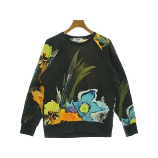 MSGM - MSGM エムエスジーエム スウェット XS 黒x黄x水色等(花柄) 【古着】【中古】