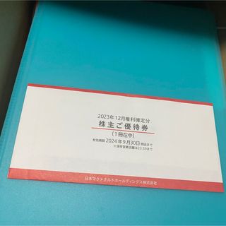 マクドナルド - マクドナルド 株主優待チケット 6枚綴 1冊 2024年9月30日まで有効