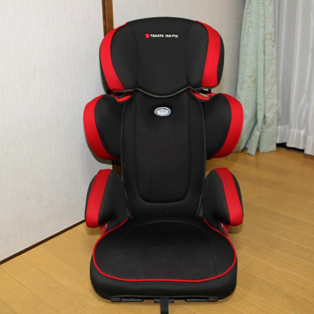 美品 takata312-ISOFIXジュニアシート◆ISOFIX＆ベルト固定◆ キッズ/ベビー/マタニティの外出/移動用品(自動車用チャイルドシート本体)の商品写真