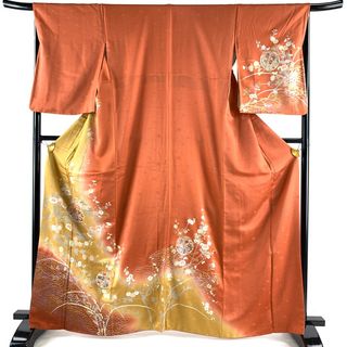 訪問着 身丈164cm 裄丈67cm 正絹 美品 秀品 【中古】(着物)