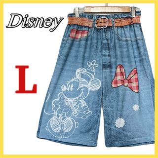 ディズニー(Disney)のDisney 東京ディズニーリゾート ハーフパンツ ミニー L ルーム 短パン(ハーフパンツ)