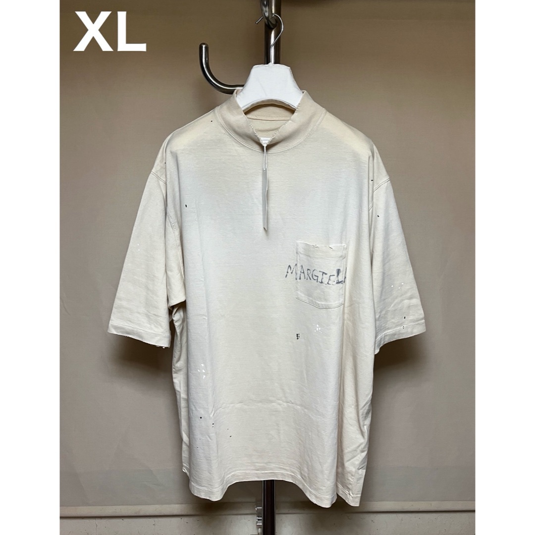 Maison Margiela（旧Maison Martin Margiela） - 新品 XL マルジェラ 24ss デストロイ加工モックネックTシャツ 6157