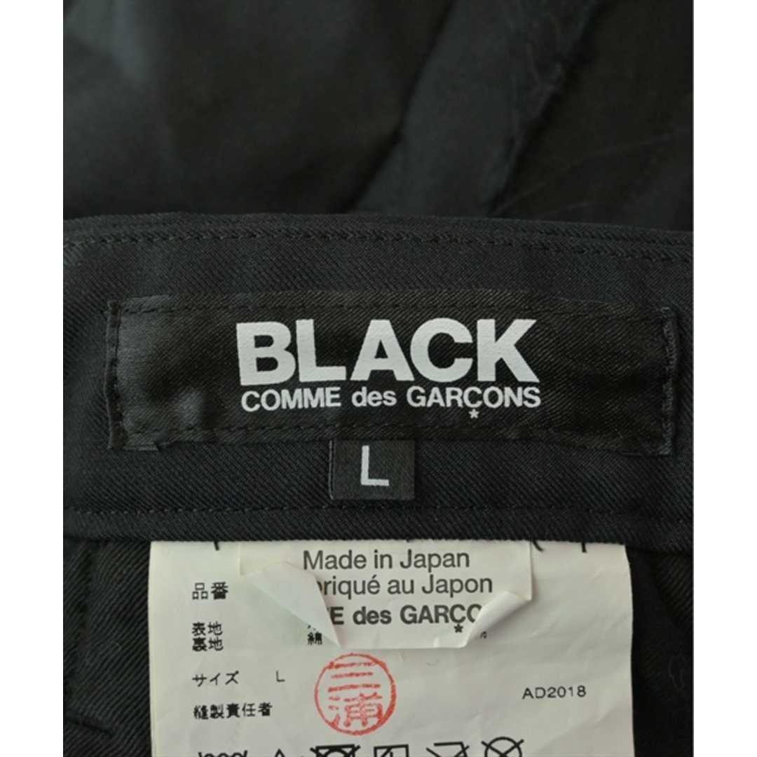 BLACK COMME des GARCONS(ブラックコムデギャルソン)のBLACK COMME des GARCONS スラックス L 黒 【古着】【中古】 メンズのパンツ(スラックス)の商品写真