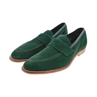 クロケットアンドジョーンズ(Crockett&Jones)のCROCKETT&JONES シューズ（その他） UK8(26.5cm位) 緑 【古着】【中古】(その他)