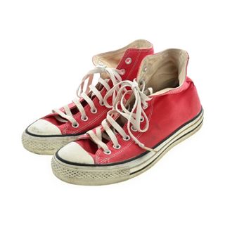 コンバース(CONVERSE)のCONVERSE コンバース スニーカー 27.5cm 赤 【古着】【中古】(スニーカー)