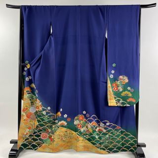 振袖 身丈165cm 裄丈68.5cm 正絹 秀品 【中古】(着物)