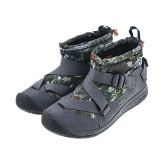 キーン(KEEN)のKEEN キーン ブーツ 29cm グレーx緑等(ボタニカル) 【古着】【中古】(ブーツ)