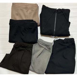 ユニクロ(UNIQLO)のUNIQLO ドライスウェット　パーカー　パンツ　S(カジュアルパンツ)