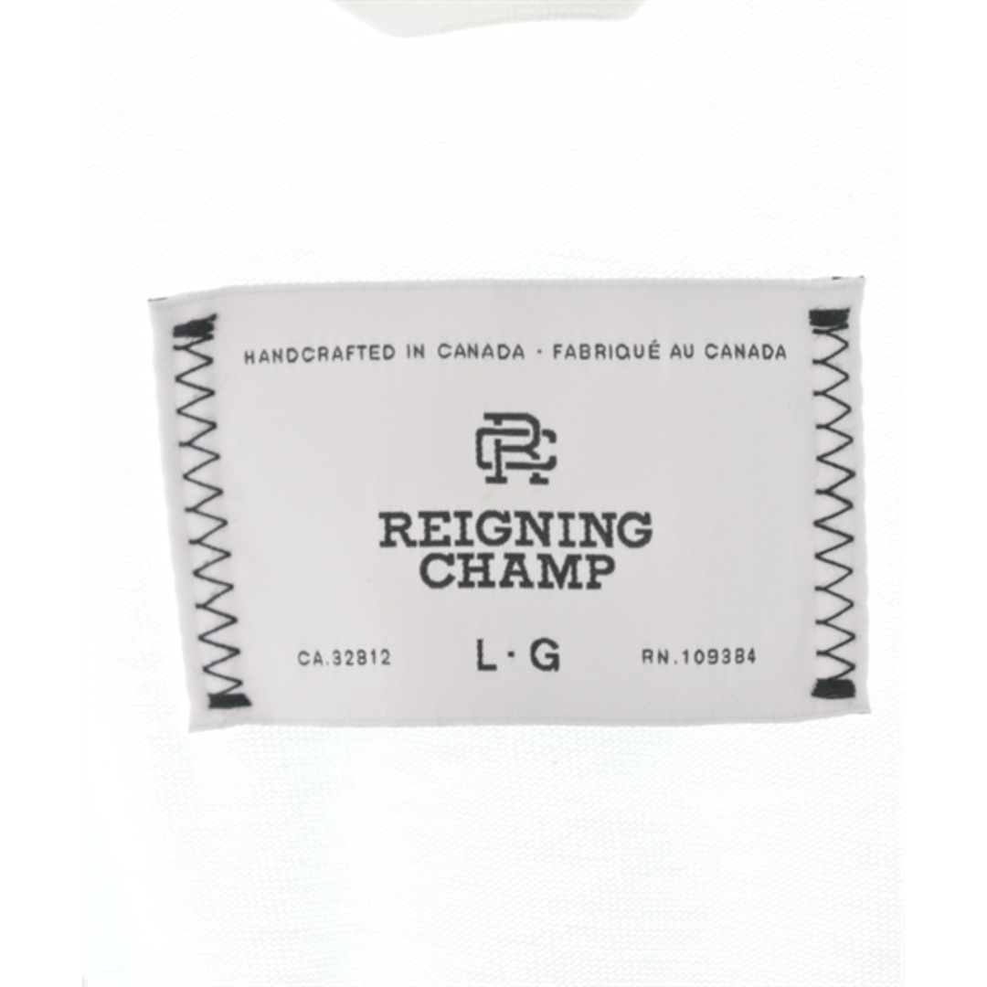 REIGNING CHAMP(レイニングチャンプ)のREIGNING CHAMP レイニングチャンプ Tシャツ・カットソー L 白 【古着】【中古】 メンズのトップス(Tシャツ/カットソー(半袖/袖なし))の商品写真