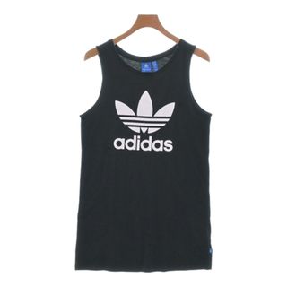 アディダス(adidas)のadidas アディダス タンクトップ L 黒 【古着】【中古】(タンクトップ)