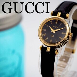 グッチ(Gucci)の454 GUCCI グッチ時計　箱付き 新品ベルト レディース腕時計 ゴールド(腕時計)