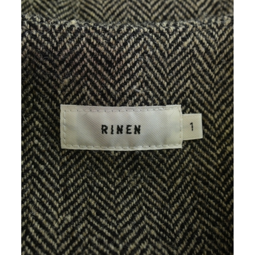 RINEN(リネン)のRINEN リネン カジュアルシャツ 1(S位) ベージュ系(ヘリンボーン) 【古着】【中古】 メンズのトップス(シャツ)の商品写真