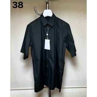 マルタンマルジェラ(Maison Martin Margiela)の新品 38 マルジェラ 23aw カットオフハーフスリーブシャツ 茶 5724(シャツ)