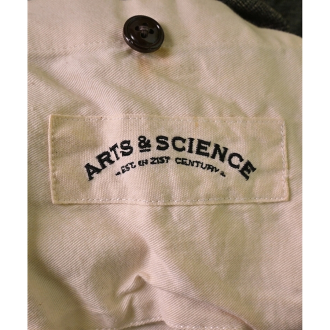 ARTS&SCIENCE(アーツアンドサイエンス)のARTS&SCIENCE コート（その他） 1(S位) グレー(チェック) 【古着】【中古】 メンズのジャケット/アウター(その他)の商品写真