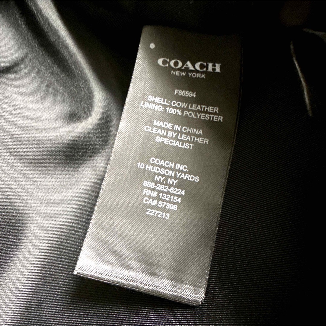 COACH - COACH コーチ レザージャケット ライダース ブルゾンの COACH - COACH コーチ レザージャケット ライダース ブルゾンの