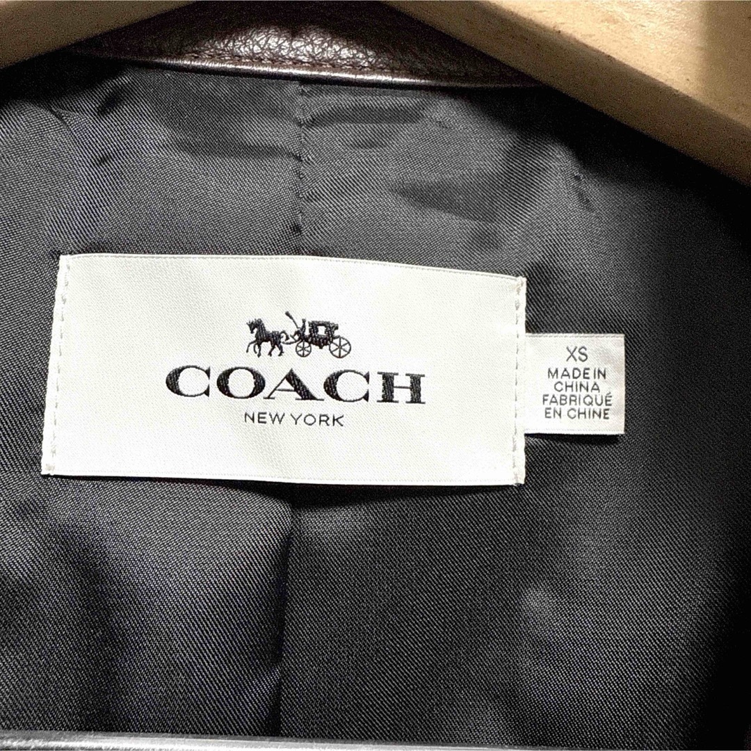 COACH - COACH コーチ レザージャケット ライダース ブルゾンの COACH - COACH コーチ レザージャケット ライダース ブルゾンの