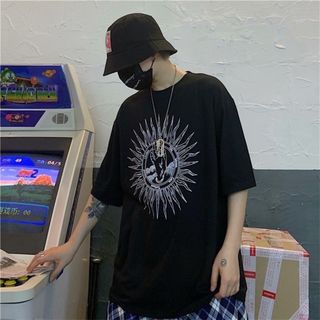 【大人気商品】ペアコーデ ビッグシルエット 韓国 白 半袖 Ｔシャツ ストリート