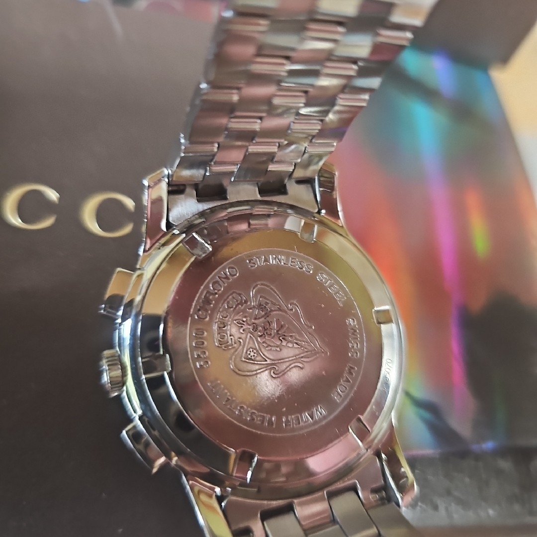 GUCCI - ☆【美品超希少レア】グッチ5500クロノグラフコンビ GUCCI - ☆【美品超希少レア】グッチ5500クロノグラフコンビ