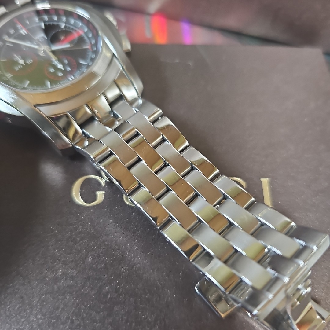 GUCCI - ☆【美品超希少レア】グッチ5500クロノグラフコンビ GUCCI - ☆【美品超希少レア】グッチ5500クロノグラフコンビ