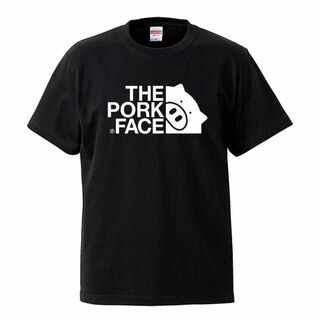 (ザ・ポーク・フェイス)THE PORK FACE 半袖Tシャツ ロゴ大