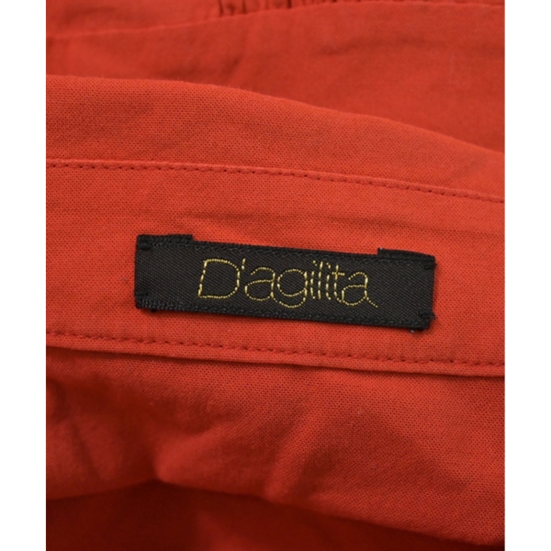 D'agilita ダジリータ ブラウス 38(M位) オレンジ系 【古着】【中古】 レディースのトップス(シャツ/ブラウス(長袖/七分))の商品写真