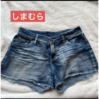 シマムラ(しまむら)のレディース しまむら ショートパンツ デニムパンツ フリーサイズ ほぼ未使用(ショートパンツ)