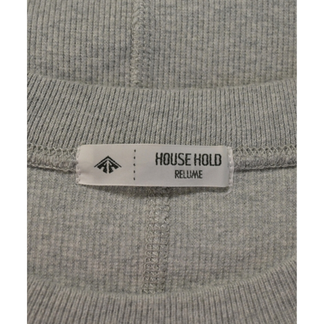 HOUSE HOLD(ハウスホールド)のHOUSE HOLD ハウスホールド Tシャツ・カットソー L グレー 【古着】【中古】 メンズのトップス(Tシャツ/カットソー(半袖/袖なし))の商品写真