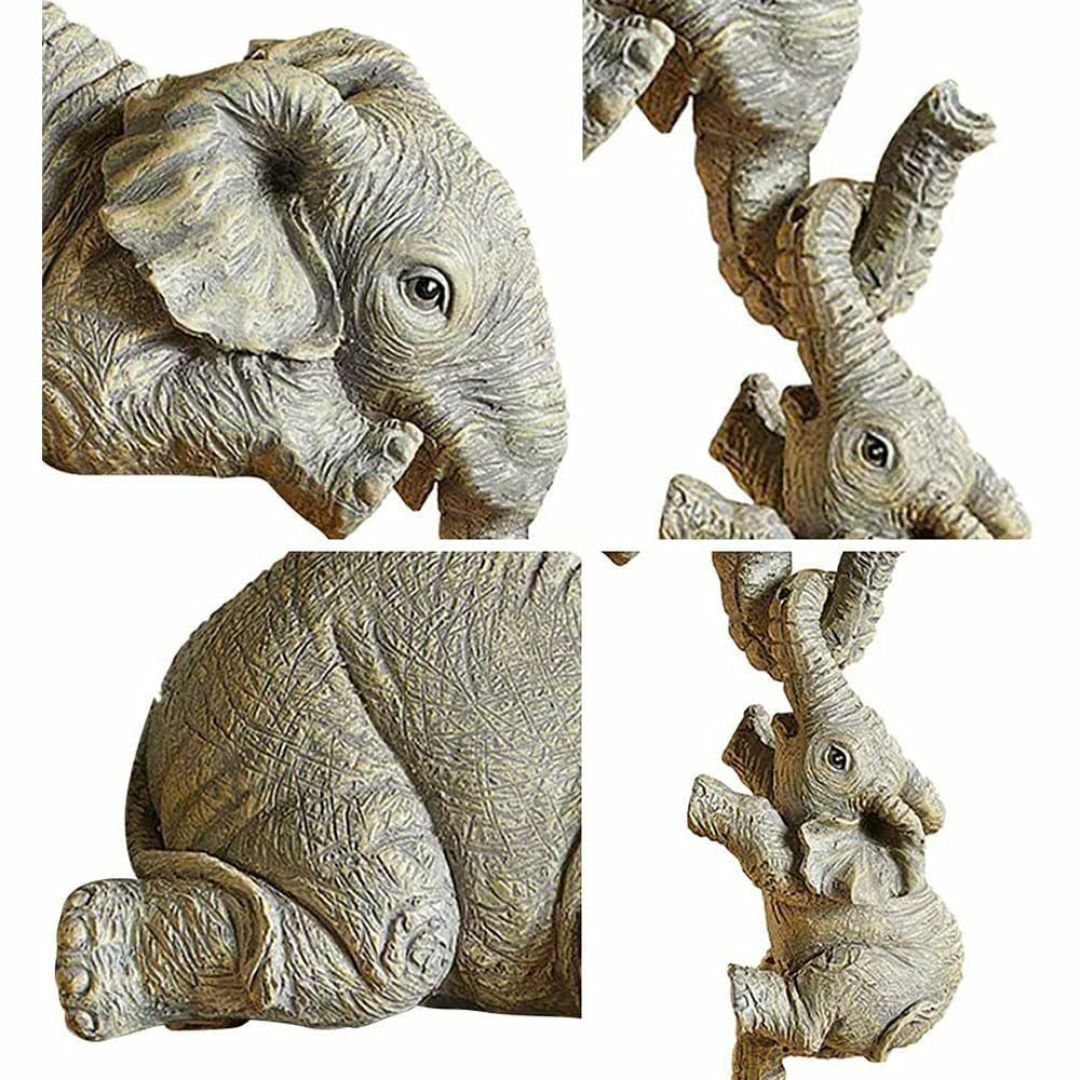 象の置物 3匹 ゾウの家族 象 置物 家の装飾品 ゾウ 象の彫刻 かわいい 動物 その他のその他(その他)の商品写真