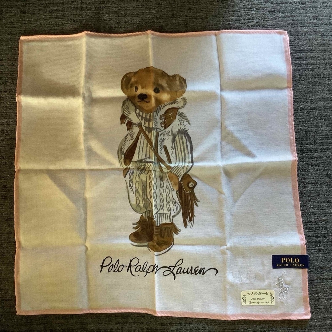 POLO RALPH LAUREN(ポロラルフローレン)の新品　POLO  ポロ　ハンカチ　ラルフローレン  レディースのファッション小物(ハンカチ)の商品写真