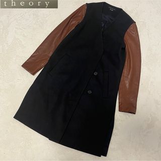 theory - THEORY セオリー　切り替えワンピース　サイズS