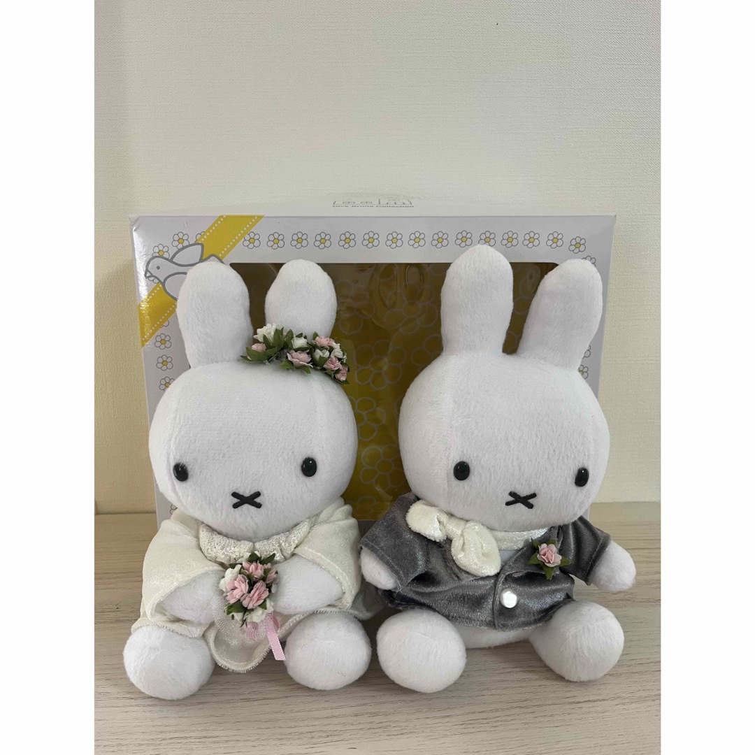 miffy(ミッフィー)の♡ミッフィー　ウェディングドール エンタメ/ホビーのおもちゃ/ぬいぐるみ(ぬいぐるみ)の商品写真