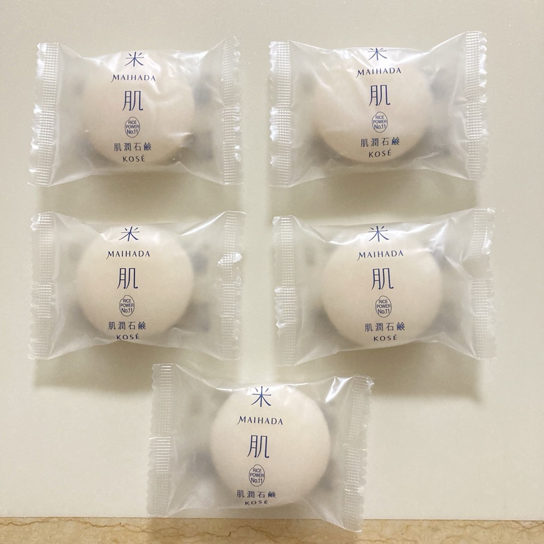 MAIHADA(マイハダ)の米肌　肌潤石鹸15g×5 KOSE マイハダ コスメ/美容のボディケア(ボディソープ/石鹸)の商品写真