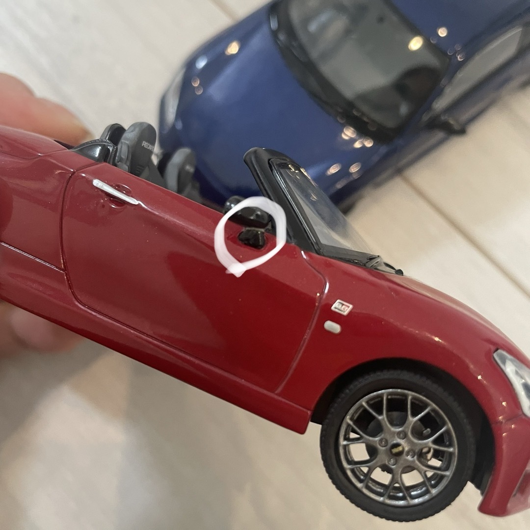 トヨタ(トヨタ)の【非売品】トヨタ GR86＆COPEN★色見本ミニカー 店頭展示用 2台セット エンタメ/ホビーのコレクション(ノベルティグッズ)の商品写真