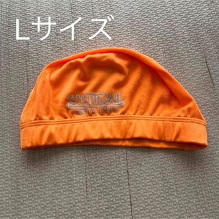 セントラルスポーツ　帽子　スイムキャップ　オレンジ(キャップ)