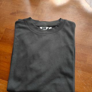 ユニクロ(UNIQLO)のユニクロ　エアリズムコットンオーバーサイズTシャツ(Tシャツ/カットソー(半袖/袖なし))