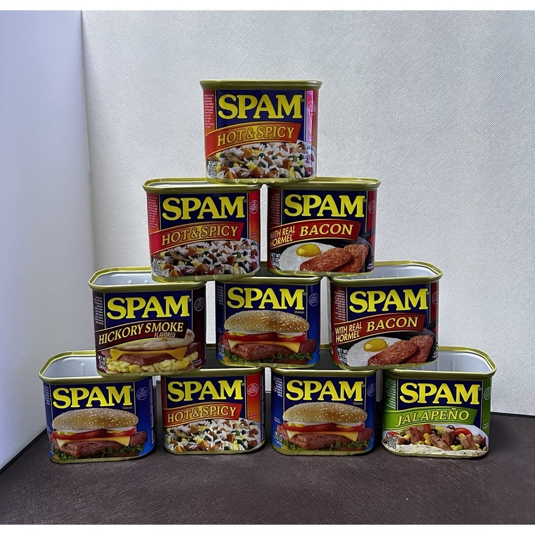 スパム SPAM USA 空き缶 10個 セット ハンドメイドのハンドメイド その他(その他)の商品写真