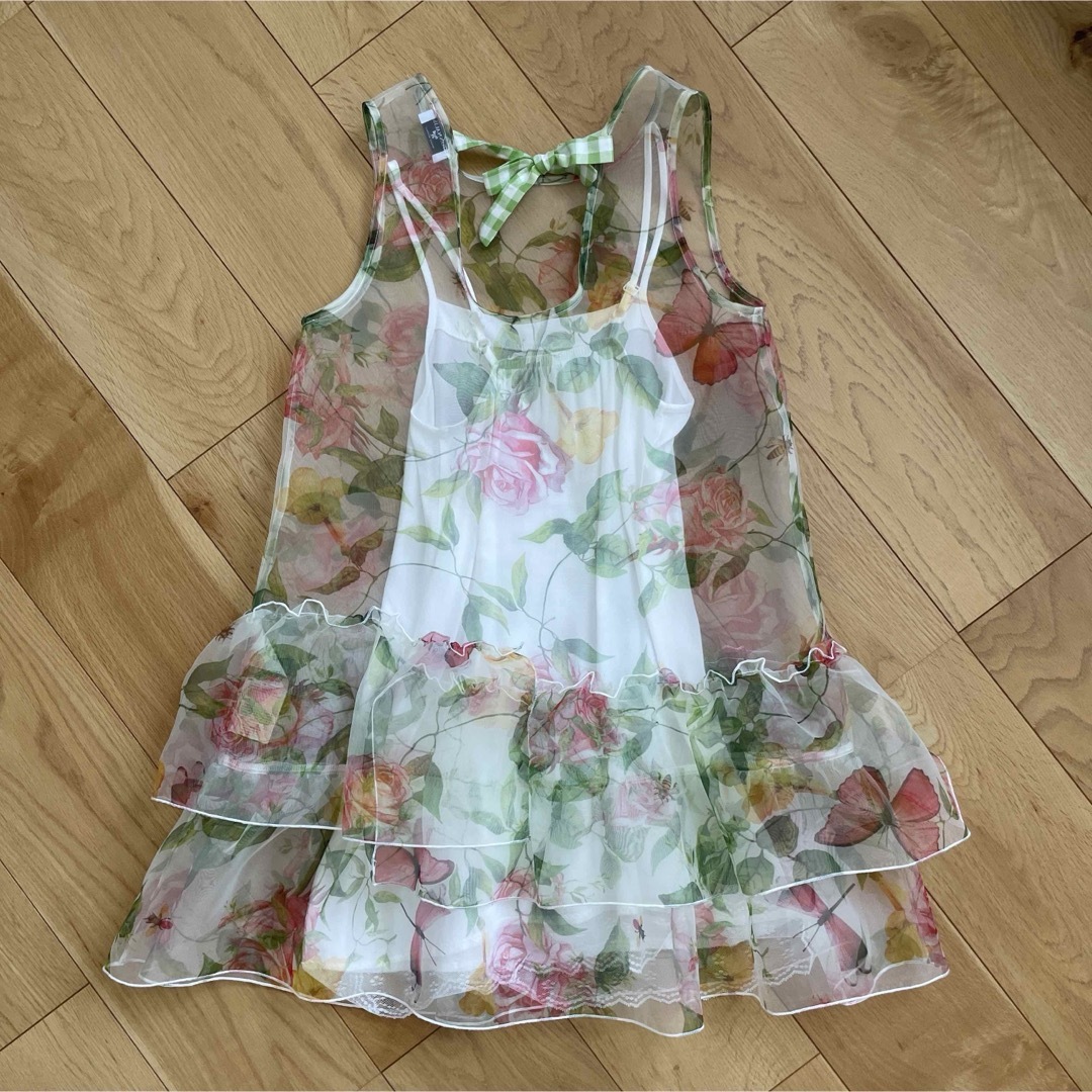 MONNALISA(モナリザ)の極美品☆Monna Lisa モナリザキッズ　ワンピース☆ キッズ/ベビー/マタニティのキッズ服女の子用(90cm~)(ワンピース)の商品写真