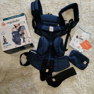 エルゴベビー(Ergobaby)のエルゴ　OMNI360  COOL AIR MESH ネイビー(抱っこひも/おんぶひも)