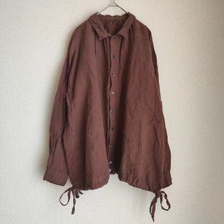 ネストローブ(nest Robe)のnest Robe リネン近江晒ドロストシャツ(シャツ/ブラウス(長袖/七分))