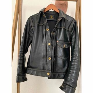 SAINT LAURENT PARIS ライダース 44(S位) 黒 【古着】【中古】の通販 SAINT LAURENT PARIS ライダース 44(S位) 黒 【古着】【中古】の通販