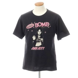 ヒステリックグラマー(HYSTERIC GLAMOUR)の【中古】ヒステリックグラマー HYSTERIC GLAMOUR JOAN JETT & the blackhearts プリント 半袖Ｔシャツ ブラック【サイズM】【メンズ】(Tシャツ/カットソー(半袖/袖なし))