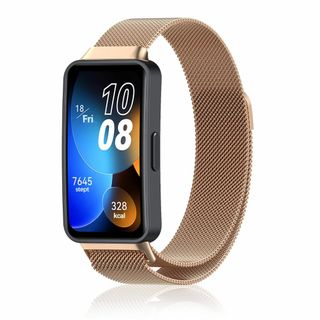 【サイズ:HuaweiBand9/HuaweiBand8_色:ローズゴールド】[(その他)