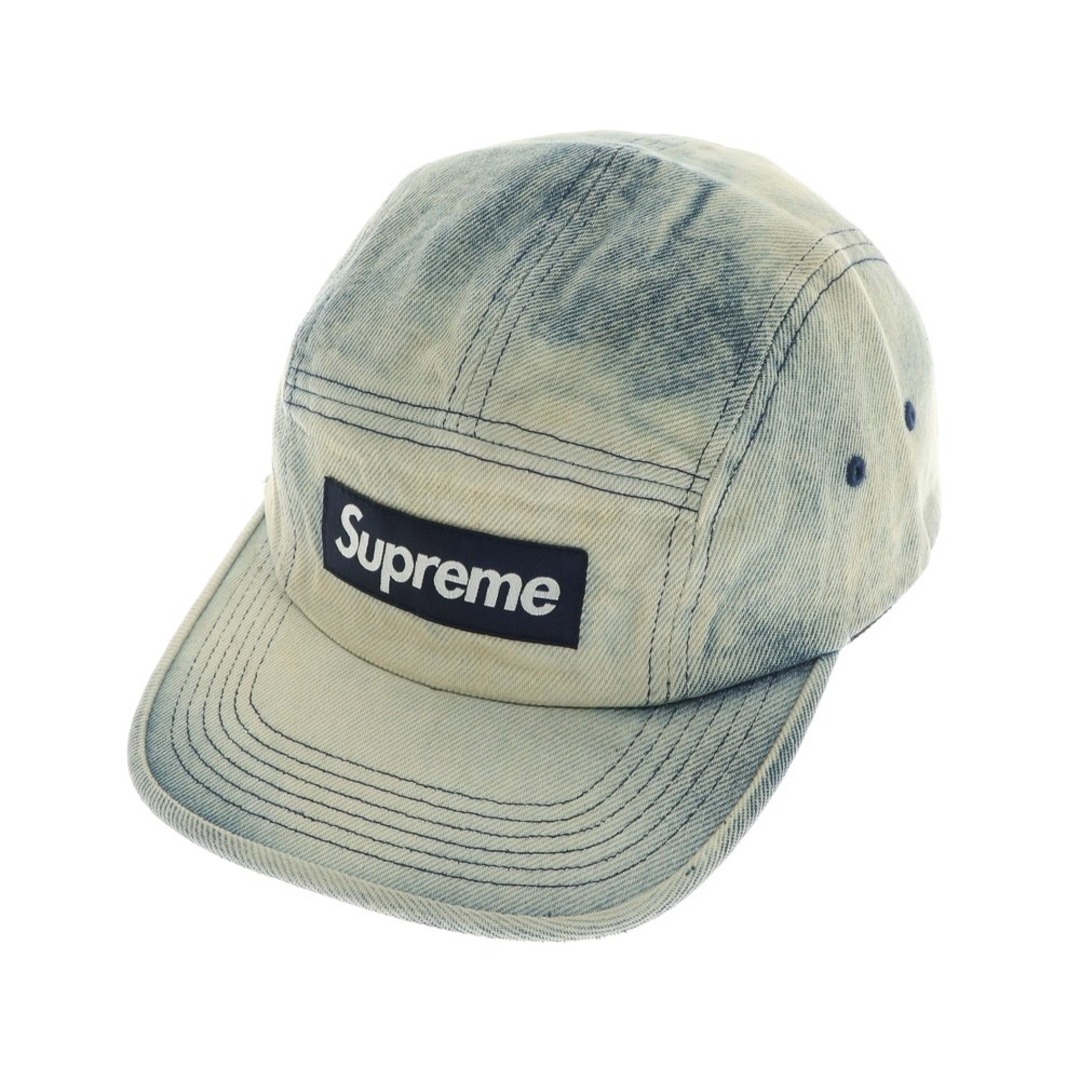 Supreme(シュプリーム)の【中古】シュプリーム Supreme 2024年春夏 Washed Chino Twill Camp Cap キャップ ブルーxベージュ【サイズONE SIZE（58cm）】【メンズ】 メンズの帽子(キャップ)の商品写真