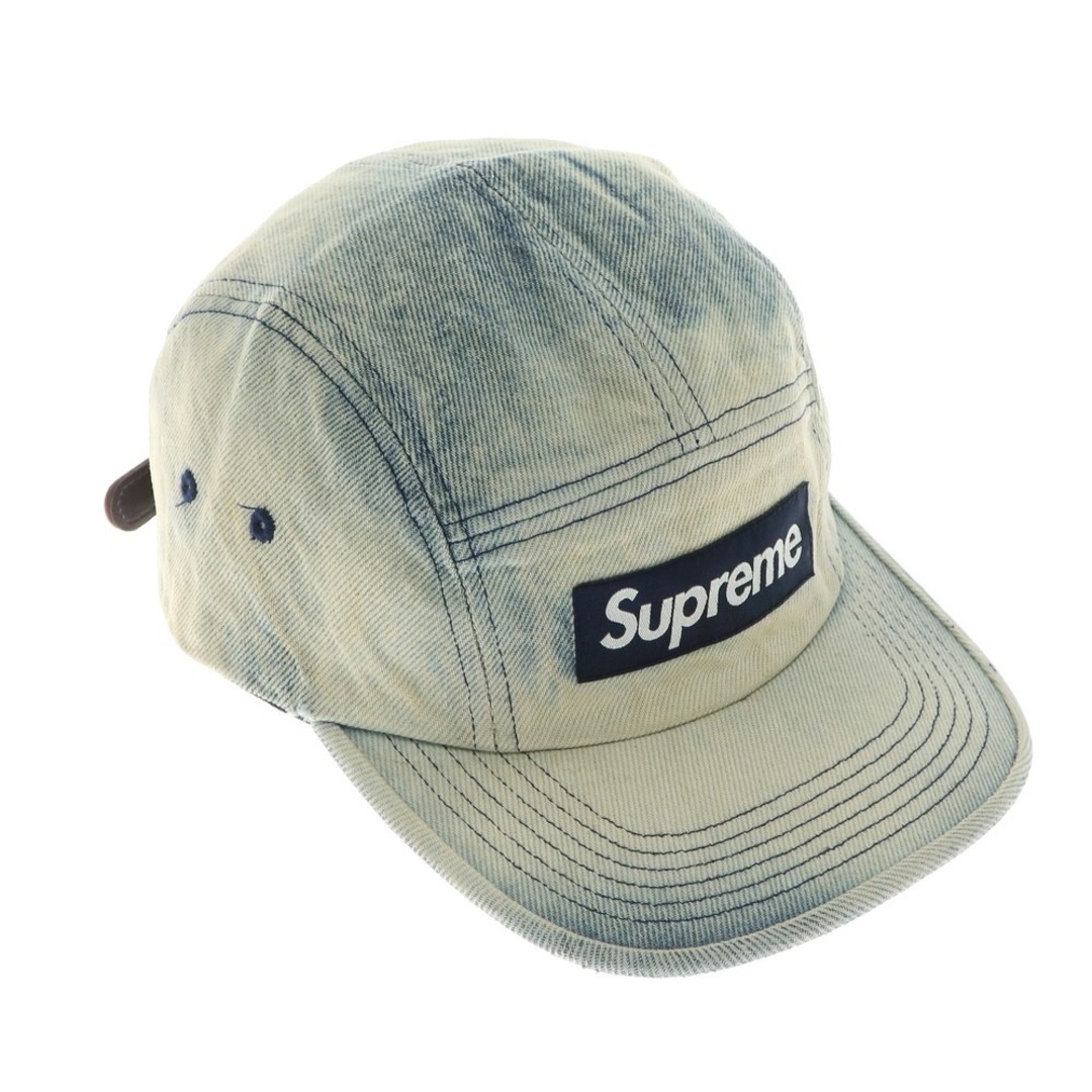 Supreme(シュプリーム)の【中古】シュプリーム Supreme 2024年春夏 Washed Chino Twill Camp Cap キャップ ブルーxベージュ【サイズONE SIZE（58cm）】【メンズ】 メンズの帽子(キャップ)の商品写真