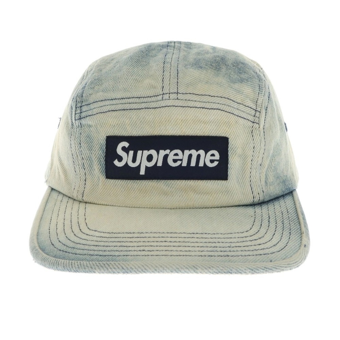 Supreme(シュプリーム)の【中古】シュプリーム Supreme 2024年春夏 Washed Chino Twill Camp Cap キャップ ブルーxベージュ【サイズONE SIZE（58cm）】【メンズ】 メンズの帽子(キャップ)の商品写真