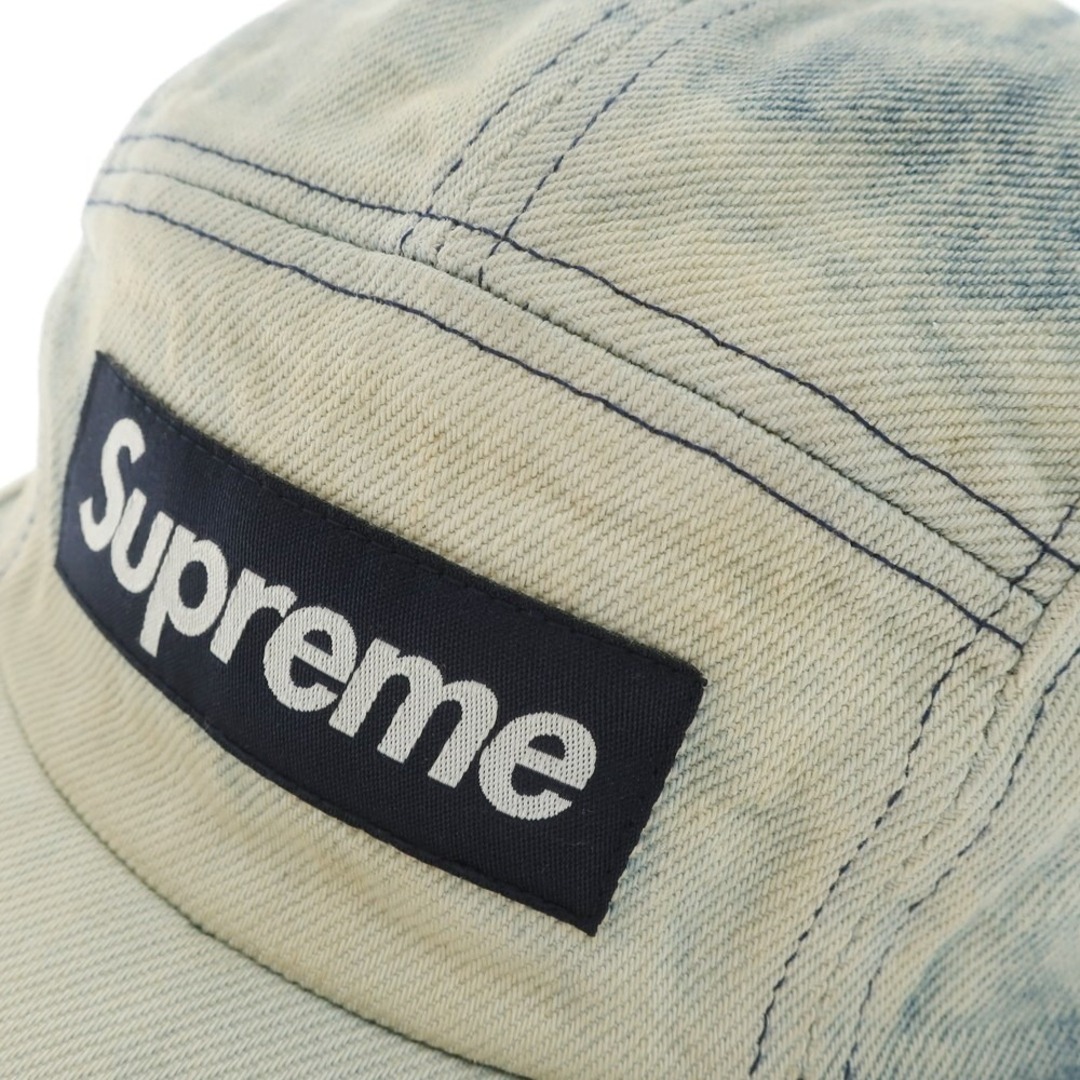 Supreme(シュプリーム)の【中古】シュプリーム Supreme 2024年春夏 Washed Chino Twill Camp Cap キャップ ブルーxベージュ【サイズONE SIZE（58cm）】【メンズ】 メンズの帽子(キャップ)の商品写真