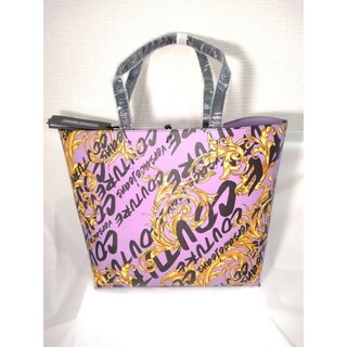 VERSACE JEANS COUTURE ハンドバッグ パープル