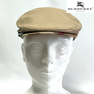 バーバリー(BURBERRY)の【新品】BURBERRY バーバリー 英国製ノバチェック パイピングハンチング(ハンチング/ベレー帽)