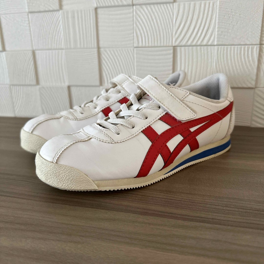 Onitsuka Tiger(オニツカタイガー)のオニツカタイガー　キッズ　スニーカー　22.0 キッズ/ベビー/マタニティのキッズ靴/シューズ(15cm~)(スニーカー)の商品写真